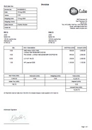 Xin Invoice Template